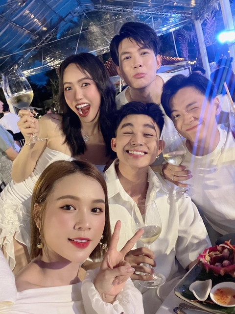 Ngô Kiến Huy, Jun Phạm chạy show dự đám cưới Diệu Nhi, Liêu Hà Trinh - Ảnh 2. Ngô Kiến Huy, Jun Phạm chạy show dự đám cưới Diệu Nhi, Liêu Hà Trinh - Ảnh 2.