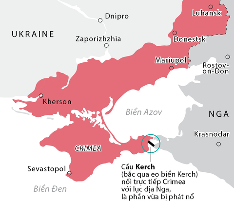 Nổ cầu Crimea và nguy cơ trả đũa, báo thù - Ảnh 2. Nổ cầu Crimea và nguy cơ trả đũa, báo thù - Ảnh 2.
