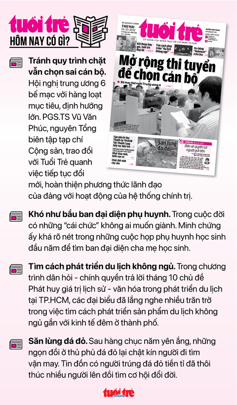 Tin sáng 10-10: Công bố Ngày Chuyển đổi số quốc gia; TP.HCM họp tiến độ dự án nhà ga T3 - Ảnh 4. Tin sáng 10-10: Công bố Ngày Chuyển đổi số quốc gia; TP.HCM họp tiến độ dự án nhà ga T3 - Ảnh 4.