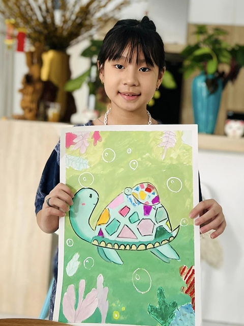 Ngỡ ngàng với tài năng vẽ của 4 con nhà Lý Hải - Minh Hà - Ảnh 5. Ngỡ ngàng với tài năng vẽ của 4 con nhà Lý Hải - Minh Hà - Ảnh 5.