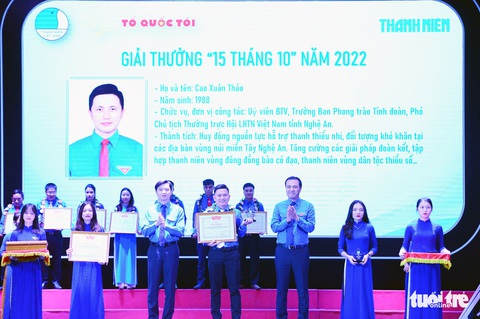20 gương thanh niên nhận giải thưởng Thanh niên sống đẹp 2022 - Ảnh 4. 20 gương thanh niên nhận giải thưởng Thanh niên sống đẹp 2022 - Ảnh 4.