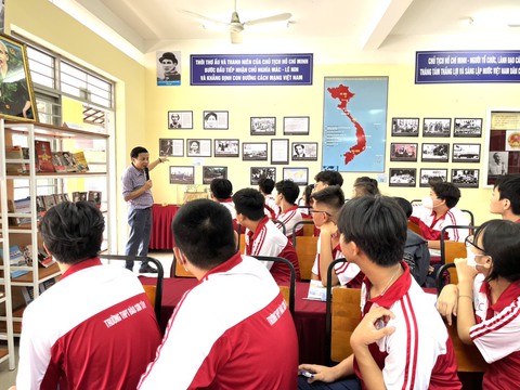 Không gian văn hóa Hồ Chí Minh trong trường học - Ảnh 2. Không gian văn hóa Hồ Chí Minh trong trường học - Ảnh 2.