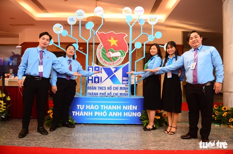Đại biểu dự Đại hội Đoàn TP.HCM hào hứng với ‘đại hội số’ - Ảnh 4. Đại biểu dự Đại hội Đoàn TP.HCM hào hứng với ‘đại hội số’ - Ảnh 4.
