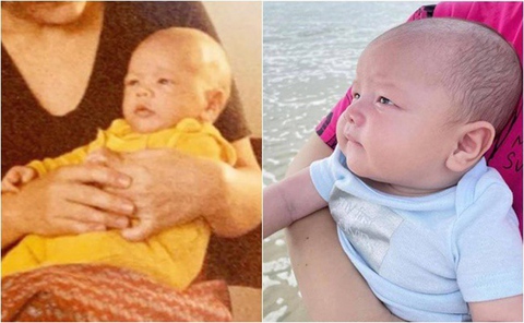 Hồ Ngọc Hà phì cười vì ông xã Kim Lý ngày càng giống hệt con trai Leon - Ảnh 4. Hồ Ngọc Hà phì cười vì ông xã Kim Lý ngày càng giống hệt con trai Leon - Ảnh 4.