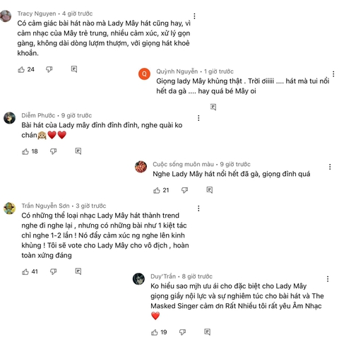 Cõi mạng dành nhiều mỹ từ cho vocalist mới của thế hệ gen Z - Lady Mây - Ảnh 3. Cõi mạng dành nhiều mỹ từ cho vocalist mới của thế hệ gen Z - Lady Mây - Ảnh 3.