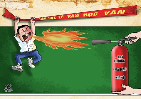 Học sinh trả treo, xúc phạm thầy cô: Chuyện đau xót thường ngày ở... trường - Ảnh 1. Học sinh trả treo, xúc phạm thầy cô: Chuyện đau xót thường ngày ở... trường - Ảnh 1.