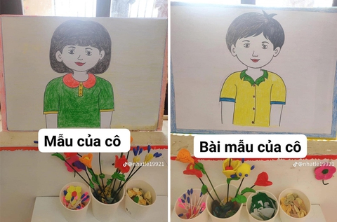 Hình ảnh mẹ qua đôi mắt của các bé mầm non - Ảnh 1. Hình ảnh mẹ qua đôi mắt của các bé mầm non - Ảnh 1.