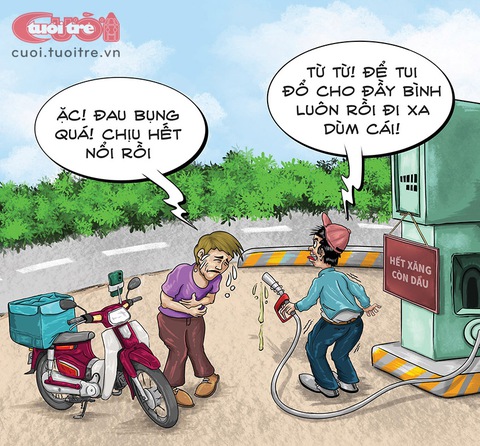 Khi shipper gặp cảnh hết xăng còn dầu - Ảnh 1. Khi shipper gặp cảnh hết xăng còn dầu - Ảnh 1.