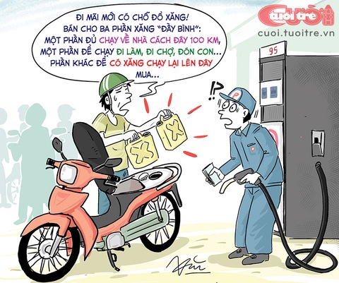 Mua xăng 3 lần đầy bình - Ảnh 1. Mua xăng 3 lần đầy bình - Ảnh 1.