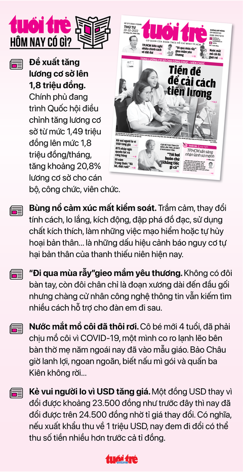 Tin sáng 19-10: Thu nộp ngân sách 7.666 tỉ đồng từ buôn lậu; TP.HCM chỉnh giao thông nhiều đường - Ảnh 6. Tin sáng 19-10: Thu nộp ngân sách 7.666 tỉ đồng từ buôn lậu; TP.HCM chỉnh giao thông nhiều đường - Ảnh 6.