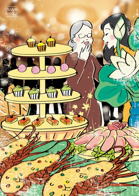 Mẹ, môi son, đầm hoa và những nụ cười - Ảnh 1. Mẹ, môi son, đầm hoa và những nụ cười - Ảnh 1.