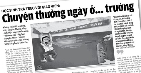 Xử lý sao khi học sinh trả treo? - Ảnh 1. Xử lý sao khi học sinh trả treo? - Ảnh 1.