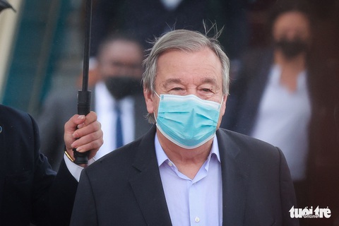 Tổng thư ký Liên Hiệp Quốc Antonio Guterres đến Việt Nam - Ảnh 1. Tổng thư ký Liên Hiệp Quốc Antonio Guterres đến Việt Nam - Ảnh 1.