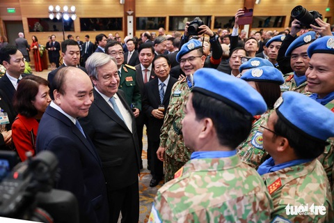 Tổng thư ký Liên Hiệp Quốc nói tiếng Việt, mượn Tiến quân ca bày tỏ hy vọng với Việt Nam - Ảnh 5. Tổng thư ký Liên Hiệp Quốc nói tiếng Việt, mượn Tiến quân ca bày tỏ hy vọng với Việt Nam - Ảnh 5.