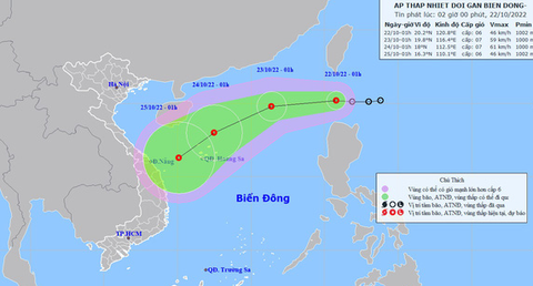 Áp thấp nhiệt đới vào Biển Đông, miền Trung sắp đón đợt mưa lớn - Ảnh 1. Áp thấp nhiệt đới vào Biển Đông, miền Trung sắp đón đợt mưa lớn - Ảnh 1.