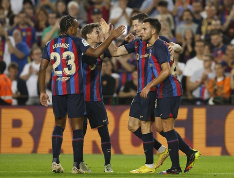 Barcelona lần thứ 3 thắng 4-0 ở La Liga 2022-2023 - Ảnh 1. Barcelona lần thứ 3 thắng 4-0 ở La Liga 2022-2023 - Ảnh 1.