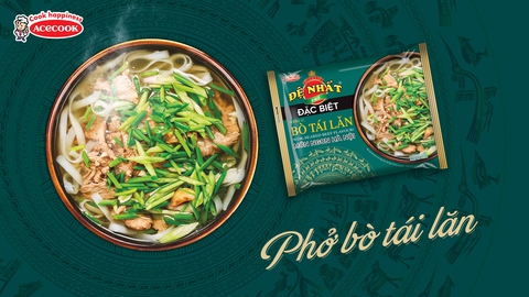 Acecook Việt Nam ra mắt Phở Bò Tái Lăn Đệ Nhất - Ảnh 2. Acecook Việt Nam ra mắt Phở Bò Tái Lăn Đệ Nhất - Ảnh 2.