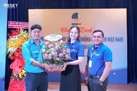 WESET ký kết hợp tác với Quận Đoàn - Hội Liên hiệp Thanh niên Quận 4 - Ảnh 3. WESET ký kết hợp tác với Quận Đoàn - Hội Liên hiệp Thanh niên Quận 4 - Ảnh 3.