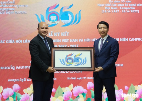 Ký thỏa thuận hợp tác thanh niên Việt Nam - Campuchia: Bằng chứng cho sự gắn bó, phát triển - Ảnh 4. Ký thỏa thuận hợp tác thanh niên Việt Nam - Campuchia: Bằng chứng cho sự gắn bó, phát triển - Ảnh 4.