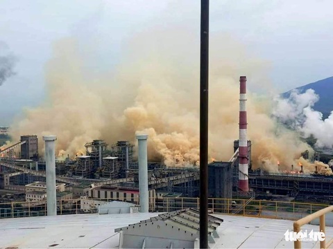 Làm rõ vụ khói nghi ngút tại Công ty Formosa Hà Tĩnh - Ảnh 1. Làm rõ vụ khói nghi ngút tại Công ty Formosa Hà Tĩnh - Ảnh 1.
