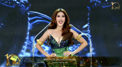 Đoàn Thiên Ân dừng chân ở top 20 Miss Grand International 2022 - Ảnh 3. Đoàn Thiên Ân dừng chân ở top 20 Miss Grand International 2022 - Ảnh 3.