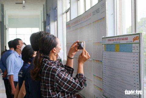 Ga Sài Gòn nhộn nhịp ngày đầu bán vé tàu Tết - Ảnh 3. Ga Sài Gòn nhộn nhịp ngày đầu bán vé tàu Tết - Ảnh 3.