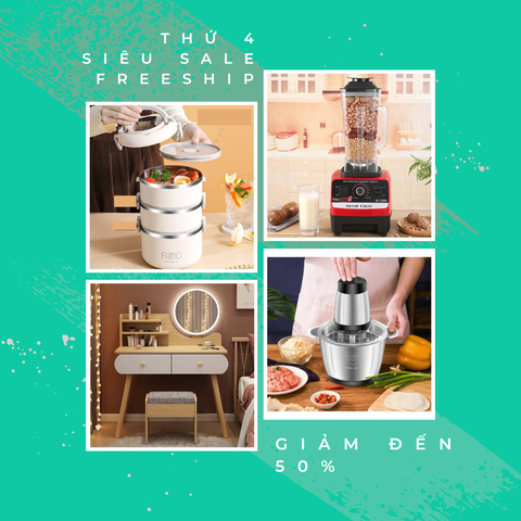 Loạt đồ điện tử, gia dụng giảm nửa giá kèm ưu đãi miễn phí vận chuyển trên Shopee - Ảnh 3. Loạt đồ điện tử, gia dụng giảm nửa giá kèm ưu đãi miễn phí vận chuyển trên Shopee - Ảnh 3.