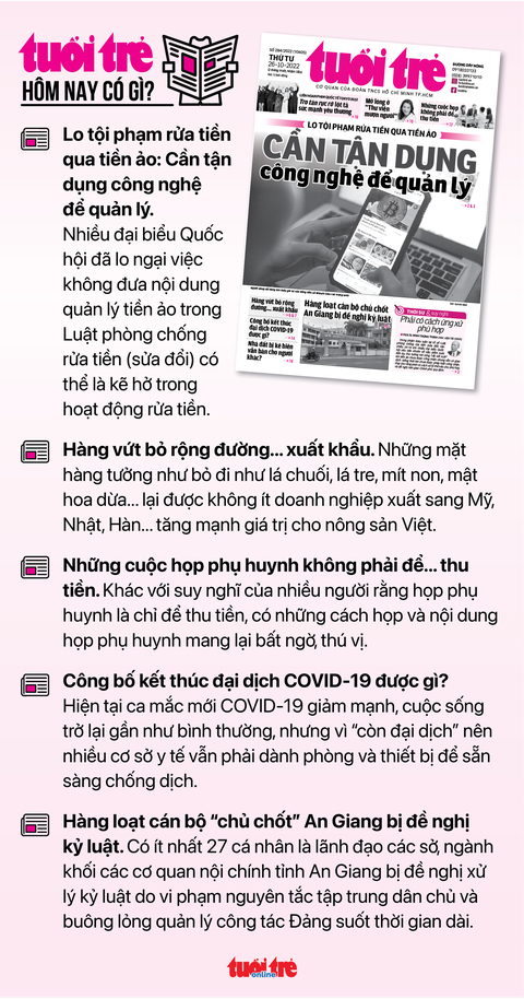Tin sáng 26-10: Show ô tô khai mạc; Nhiễm độc chì tại Việt Nam đáng báo động - Ảnh 7. Tin sáng 26-10: Show ô tô khai mạc; Nhiễm độc chì tại Việt Nam đáng báo động - Ảnh 7.