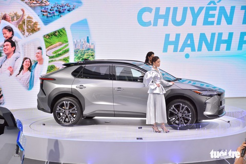 Chi tiết Toyota bZ4X tại VMS 2022: SUV điện tầm trung sáng cửa bán đại trà tại Việt Nam - Ảnh 1. Chi tiết Toyota bZ4X tại VMS 2022: SUV điện tầm trung sáng cửa bán đại trà tại Việt Nam - Ảnh 1.