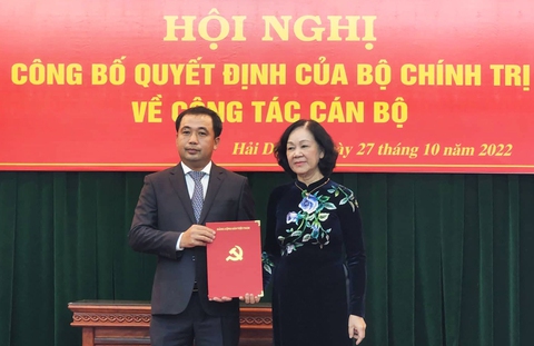 Điều động, chỉ định ông Trần Đức Thắng làm bí thư Tỉnh ủy Hải Dương - Ảnh 1. Điều động, chỉ định ông Trần Đức Thắng làm bí thư Tỉnh ủy Hải Dương - Ảnh 1.