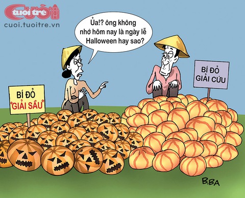 Ông có biết đang mùa Halloween không? - Ảnh 1. Ông có biết đang mùa Halloween không? - Ảnh 1.