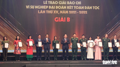 Trao giải báo chí Vì sự nghiệp đại đoàn kết toàn dân tộc - Ảnh 3. Trao giải báo chí Vì sự nghiệp đại đoàn kết toàn dân tộc - Ảnh 3.