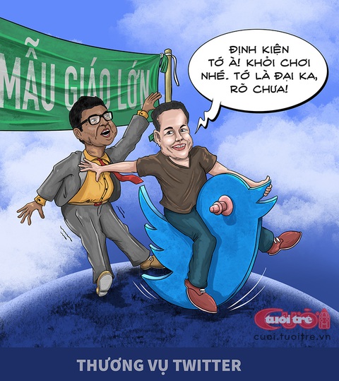 Đại ca Elon Musk và trò chơi Twitter - Ảnh 1. Đại ca Elon Musk và trò chơi Twitter - Ảnh 1.