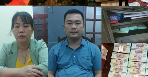 Bắt tạm giam hai vợ chồng tiêu thụ hàng tỉ đồng tiền giả - Ảnh 1. Bắt tạm giam hai vợ chồng tiêu thụ hàng tỉ đồng tiền giả - Ảnh 1.