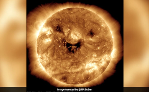Bắt gặp Mặt trời cười nham hiểm’ với Trái đất, NASA phát cảnh báo - Ảnh 1. Bắt gặp Mặt trời cười nham hiểm’ với Trái đất, NASA phát cảnh báo - Ảnh 1.