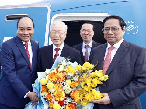 Tổng bí thư Nguyễn Phú Trọng lên đường thăm Trung Quốc - Ảnh 2. Tổng bí thư Nguyễn Phú Trọng lên đường thăm Trung Quốc - Ảnh 2.