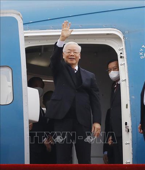 Tổng bí thư Nguyễn Phú Trọng đến Bắc Kinh, bắt đầu chuyến thăm chính thức Trung Quốc - Ảnh 2. Tổng bí thư Nguyễn Phú Trọng đến Bắc Kinh, bắt đầu chuyến thăm chính thức Trung Quốc - Ảnh 2.