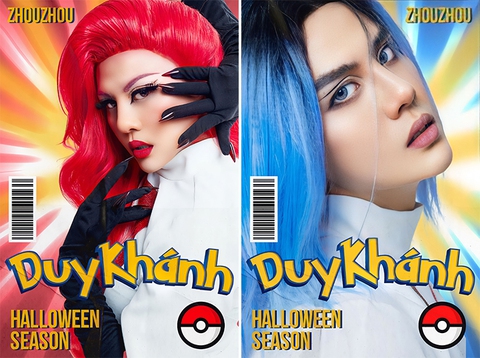 Duy Khánh hóa thân thành bộ đôi phản diện huyền thoại trong phim hoạt hình Pokemon - Ảnh 2. Duy Khánh hóa thân thành bộ đôi phản diện huyền thoại trong phim hoạt hình Pokemon - Ảnh 2.