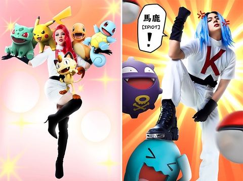 Duy Khánh hóa thân thành bộ đôi phản diện huyền thoại trong phim hoạt hình Pokemon - Ảnh 3. Duy Khánh hóa thân thành bộ đôi phản diện huyền thoại trong phim hoạt hình Pokemon - Ảnh 3.