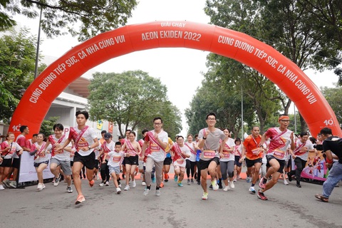 Hào hứng tham gia AEON Ekiden 2022 - Ảnh 1. Hào hứng tham gia AEON Ekiden 2022 - Ảnh 1.