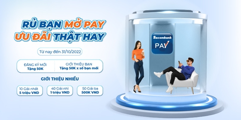 Nhiều ưu đãi cho khách hàng sử dụng Sacombank Pay - Ảnh 1. Nhiều ưu đãi cho khách hàng sử dụng Sacombank Pay - Ảnh 1.