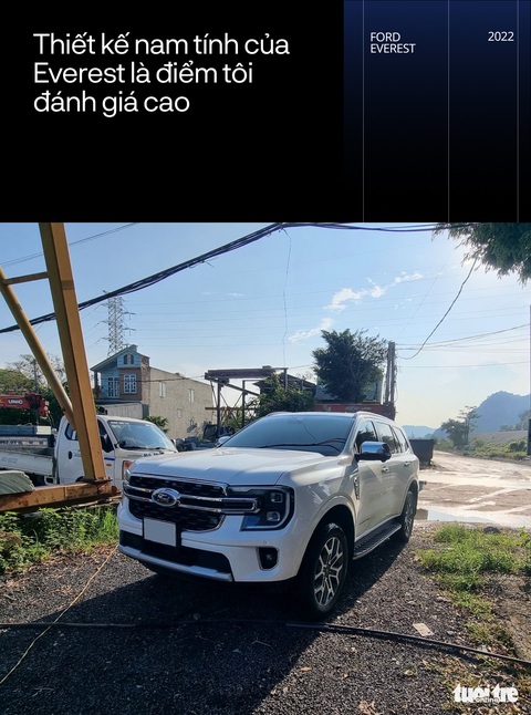 Chủ xe Ford Everest 2022: Thiết kế đẹp, vận hành tốt, chỉ còn vài điểm chưa ưng - Ảnh 2. Chủ xe Ford Everest 2022: Thiết kế đẹp, vận hành tốt, chỉ còn vài điểm chưa ưng - Ảnh 2.