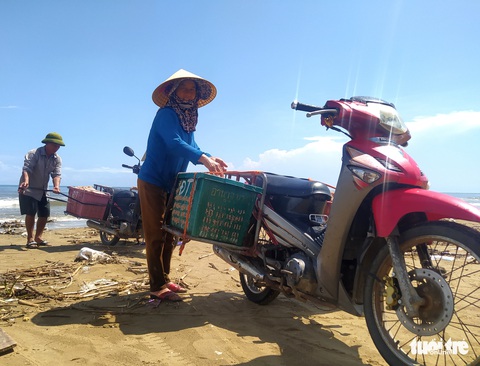 Trúng đậm tép biển, người dân thu nhập tiền triệu mỗi ngày - Ảnh 7. Trúng đậm tép biển, người dân thu nhập tiền triệu mỗi ngày - Ảnh 7.