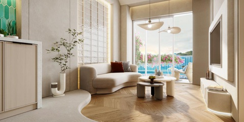Sống nghỉ dưỡng tại nhà với căn hộ biển Shizen Nami - Ảnh 2. Sống nghỉ dưỡng tại nhà với căn hộ biển Shizen Nami - Ảnh 2.