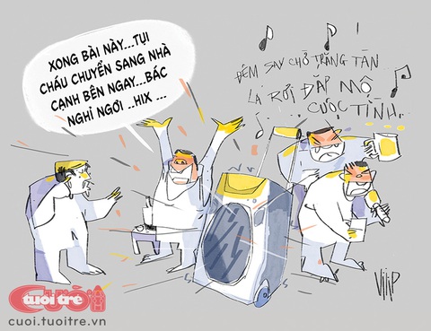 Karaoke đắp mộ hàng xóm - Ảnh 1. Karaoke đắp mộ hàng xóm - Ảnh 1.