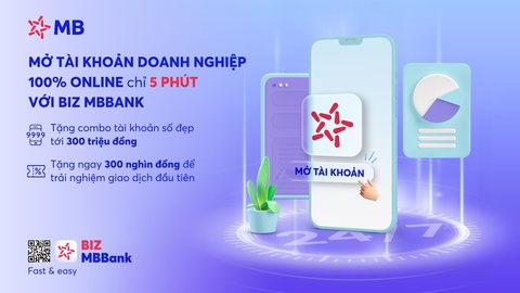 Biz MBBank mang hàng loạt tiện ích ngân hàng số cho khách hàng doanh nghiệp - Ảnh 1. Biz MBBank mang hàng loạt tiện ích ngân hàng số cho khách hàng doanh nghiệp - Ảnh 1.