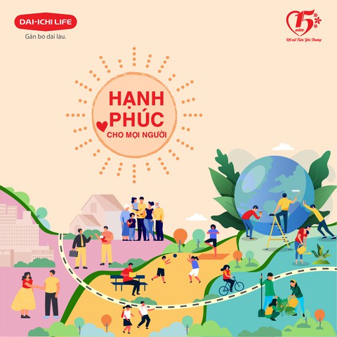 Dai-ichi Life Việt Nam ra mắt dự án Kết nối triệu yêu thương - Hạnh phúc cho mọi người - Ảnh 1. Dai-ichi Life Việt Nam ra mắt dự án Kết nối triệu yêu thương - Hạnh phúc cho mọi người - Ảnh 1.