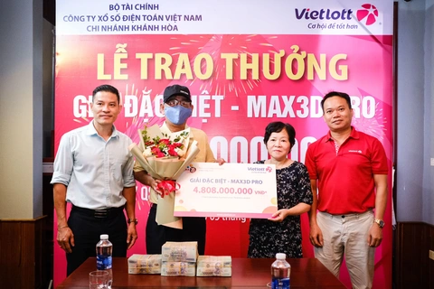 Trúng thưởng gấp 8.000 lần khi mua xổ số Max 3D Pro của Vietlott - Ảnh 3. Trúng thưởng gấp 8.000 lần khi mua xổ số Max 3D Pro của Vietlott - Ảnh 3.