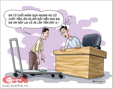 Xin đừng tặng quà quan tham... gương mẫu - Ảnh 1. Xin đừng tặng quà quan tham... gương mẫu - Ảnh 1.