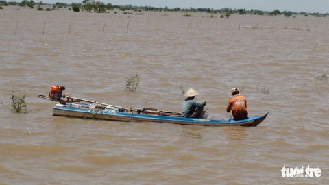 Nước sông Cửu Long đang lên, cảnh báo ngập lụt cục bộ - Ảnh 2. Nước sông Cửu Long đang lên, cảnh báo ngập lụt cục bộ - Ảnh 2.